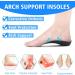 Kelaide Plantar Fasciitis Arch Support Insoles for Men and Women - 3/4 Orthotic Shoe Inserts with Deep Heel Cup - Relieve Foot, Arch, and Heel Spur Pain - Blue Men 9-11 | Women 10-12 - Buy Online on GoSupps.com