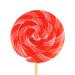 Strawberry Cream Premium Sweet Whirls Lollipops 24 count 60 Grams & 3.25" diameter per piece