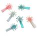 Frcolor 6Pcs girl snowflake hair clip glitter snowflake hair chips christmas cosplay hair needles christmas hair accessories gift for toddler toddler girls child