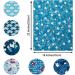 CEYOU Zyoug 8pcs 18 x 22 inches (45 x 55 cm) 100 Cotton Fabric  Precut Fat Quarter Fabric Bundles with Multi-Color and Different Pattern for Quilting Patchwork  DIY Craft(Blue Asian Pattern) A15 - Buy Online on GoSupps.com