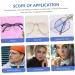 Lurrose Silicone Glasses Nose Pads - 60 Pairs of Universal Sunglass & Eyeglass Accessories - Black & White - Comfort & Secure Fit for All Frames - Buy Online on GoSupps.com