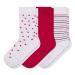 Sugar Free Sox Health & Comfort Womens Non-binding Comfort Crew Socks 3 Pack (M Hearts/Stripes/Red) Pink Lavender Lt. Blue