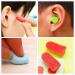 10 Pairs Soft Foam Ear Plugs - Tapered Travel & Sleep Noise Prevention - Ideal for Learning | International Shipping Available - Buy Online on GoSupps.com
