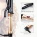 ANGENIL 1.25" Curling Iron Wand - Tourmaline Ceramic Dual Voltage Fast Heat-Up One-Step Styling Tool for All Hair Types - Gold - Buy Online on GoSupps.com