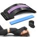 Back Stretcher,Back Cracker,Lower Back Stretchers for Pain Relief, Lumbar Spine Deck Board Multi-Level Back Stretching Device Black