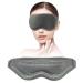 Sleep Mask for Women and Men 3D Sleeping Mask Zero Eye Pressure 100% Light Blocking Night Blindfold Soft Eye Mask for Sleep Eye Shade Cover for Travel Olive-Green