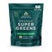 Ancient Nutrition Super Greens Powder Organic Superfood Powder with Probiotics Made with Spirulina Chlorella Matcha and Digestive Enzymes 50 Servings 14.1 oz Greens 50 Servings (14.1 Ounce)