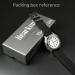 Shop Hearkent Atomic British English Speaking Watch for Blind & Visually Impaired | Stylish Silver & Black Design for Men & Women - Buy Online on GoSupps.com