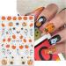 Halloween Nail Stickers 12 Sheets Self-Adhesive Nail Decal Ghosts Nail Art Decoration Design Supplies - Buy Online on GoSupps.com