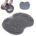 Foot bath footwasher footwear for the shower foot washer for the shower 9x11 inch non -slip shower footrest with suction cups foot bath wasolable hanging foot brush for cleaning peeling massages
