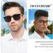 OCCI CHIARI XL Sunglasses with Readers for Men - Comfortable Sun Reading Glasses (1.25x Black) - Perfect for Large Heads - International Shipping Available - Buy Online on GoSupps.com