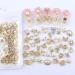 Dornail 50pcs Gold Nail Charms - Mix Styles Rhinestones & Charms for Nail Art Decorations - Buy Online on GoSupps.com