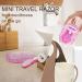 Travel Razor For Women 5-Blade Safety Razor 1 Handle 3 Refills 1 Drying Travel Case Portable Smooth Skin Travel Accessories Travel Size Toiletries On the Go Mini Razor For Legs Hands Arm - Buy Online on GoSupps.com
