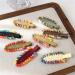 xbiez Traceless Hair Clip Harajuku Style Hairpin Girls Hair Barrettes Side Pin Snap Hair Clip Female Girls Hair Accessories Apricot - Buy Online on GoSupps.com