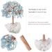 Kyeygwo Aquamarine Healing Crystal Money Tree - Feng Shui Bonsai Gemstone Ornament for Home & Luck - Buy Online on GoSupps.com