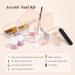 Saviland Acrylic Nail Kit - Clear Pink Nude Acrylic Powder Nails Kit Acrylic Set, Non-yellowing Acrylic Liquid, Acrylic Nail Brush Nail Forms and DIY Nail Art Tools Acrylic Nail Kit for Beginner 1-Acrylic Nail Kit New - Buy Online on GoSupps.com