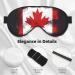 Canadian Flag Eye Mask | Soft Adjustable Sleep Mask for Men & Women | International Shipping - Buy Online on GoSupps.com