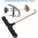 5.5 Heavy Duty Galvanized Steel Trampoline Springs Replacement - 40 Pack with T Hook for Aotob, Skywalker, JumpKing, UpperBounce, SkyBound - Buy Online on GoSupps.com