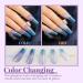 Beetles Color Changing Gel Polish Set - 6 Blue Purple Temperature Change Colors - Long Lasting Soak Off Gel Kit for DIY Home Manicure - Buy Online on GoSupps.com