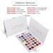40-Color Glitter Eyeshadow Palette - Highly Pigmented Metallic Shimmer Shades - Long-Lasting Waterproof Formula - Sparkle and Shine in Pink, Blue, Green, Red, Gold, and Purple - Buy Online on GoSupps.com