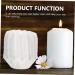 Homsfou 300 pcs Wax Paper Inserts - Reusable Wax Heating Inserts Food-Grade Silicone Coated Fragrant White Glaze Perfect for International Shipping - Buy Online on GoSupps.com