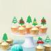 Keaziu 24PCS Merry Christmas Cupcake Toppers Christmas Theme Tree Snowflake Gift Socks Cupcake Picks Chirstmas Decoration Party Decoration White - Buy Online on GoSupps.com
