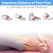 Drucixy Bunion Corrector for Women and Men - Toe Separators for Pain Relief - Big Toe Separator Spacers and Straighteners - Exercise Strap for Hallux Valgus - Buy Online on GoSupps.com