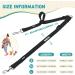 Adjustable Double Dog Lead Coupler | No Tangle Twin Pet Leash Splitter | Nylon | M 16-23.6in Black - Buy Online on GoSupps.com