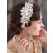 SWEETV Rhinestone Flapper Headband - 1920s Great Gatsby Hair Accessory in Silver - Buy Online on GoSupps.com