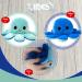 FASTEXX Octopus Reversible Plushies - Double-Sided Flip Mood Octopus - Sweet Gift for Kids and Family - Blue - Buy Online on GoSupps.com