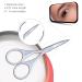 Ador Eyebrow Trimming Scissors - Precision Grooming Scissors for Men Women Kids - Trim Beard Mustache & Facial Hair - Curved Design for Easy Use - Buy Online on GoSupps.com