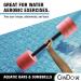 CanDo Aquatic Swim Bars and Dumbbells for Hydrotherapy and Pool Fitness - Small Swim Bar Red - Buy Online on GoSupps.com