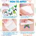 Qpout 12 PCS Kids Butterfly Temporary Face Tattoos - Party Gift for Girls, Women - Birthday Decoration, Body Art Sticker - Buy Online on GoSupps.com