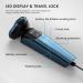 Premium Electric Razor for Women - Facial Hair Removal Bikini Trimmer Rechargeable Wet & Dry Shaver in Dark Blue - Buy Online on GoSupps.com