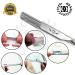 ZEEPK Beard Cut Throat Straight Razor - Exposed Blade Holder Salon Quality + 10 Blades - International Shipping - Buy Online on GoSupps.com