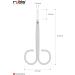 Rubis Duck Gold Hair Removal Scissors - Round Tip Eyebrow and Beard Scissors - Bathroom Grooming Tool - Buy Online on GoSupps.com