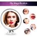 10x Magnifying Lighted Makeup Mirror with 360 Rotation, Touch Sensor Control, Natural Daylight LED Light - Perfect for Home, Bathroom, Vanity, and Travel - Buy Online on GoSupps.com