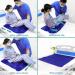 YHK Tubular Slide Sheet | Patient Transfer & Elderly Care Sliding Draw Sheet | 28x28 Blue - Buy Online on GoSupps.com
