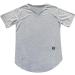 Men's Gray Short Sleeve T-Shirt and Shorts Suit Set - XL | Running Jogging Athletic Sports V-Neck Zip Sports Suit - Buy Online on GoSupps.com
