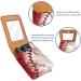 Travel Lipstick Organizer Case | Portable Makeup Bag with Mirror | Baseball Texture D989a8reci - Shop Now for International Shipping - Buy Online on GoSupps.com
