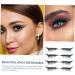 FOMIYES 4 pairs Makeup with Eye Eyeliner Shiny Liners Tool Reusable Face Glitter Long Blue Self-adhesive 4x1.5cm Blue - Buy Online on GoSupps.com