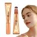 Liquid contour stick Liquid Foundation Wand Contour Stick High Coverage Natural Matte Finish Highlighter Stick Silky Cream Face Makeup Stick for daughter friend Novent