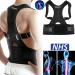 Walgreen Magnetic Back Support Belt - Large Black Neoprene Lumbar Posture Corrector for Men and Women - Buy Online on GoSupps.com
