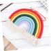 ABOOFAN 1pc Rainbow Rope Pendants Rainbow Tapestry Wall Hangings Office Decore Bohemia Cotton Rope Color 1 28X27CM - Buy Online on GoSupps.com