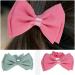 JUSTFOX Bow Hair Ties | Pink Pigtail Holders for Stylish Hair Accessories - Shop Internationally! - Buy Online on GoSupps.com