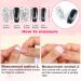 Sethexy Glitter Rhinestone Long Coffin Fake Nails Cat Eye Handmade False Nails Green Crystal Glossy Press on Nails Salon Durable Quality Nails for Women and Girls(C) - Buy Online on GoSupps.com