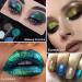 Afflano Multichrome Blue Green Eyeshadow Palette - Pigmented Duo Chrome Glitter for Hazel & Green Eyes | Shimmery Holographic Makeup - Buy Online on GoSupps.com