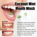 Oralhoe Coconut Mint Mouthwash - Fresh Breath & Tongue Scraper 3.38 OZ | Oil Pulling with Coconut & Mint Flavor - Buy Online on GoSupps.com