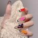 SANNIX 120 Pcs Kawaii Nail Charms - Gummy Bear Resin Decorations for Nail Art (8 Colors) - Shop Internationally - Buy Online on GoSupps.com