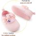 2 x Toddler Flower Girl Shoes + Headband | Non-Slip Soft Special Occasions Christening Wedding Party Shoes | Size 0-6 Months | Pink - Buy Online on GoSupps.com